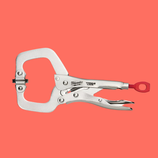 6 In. Torque Lock Locking Pliers C-Clamp with Swivel Jaws