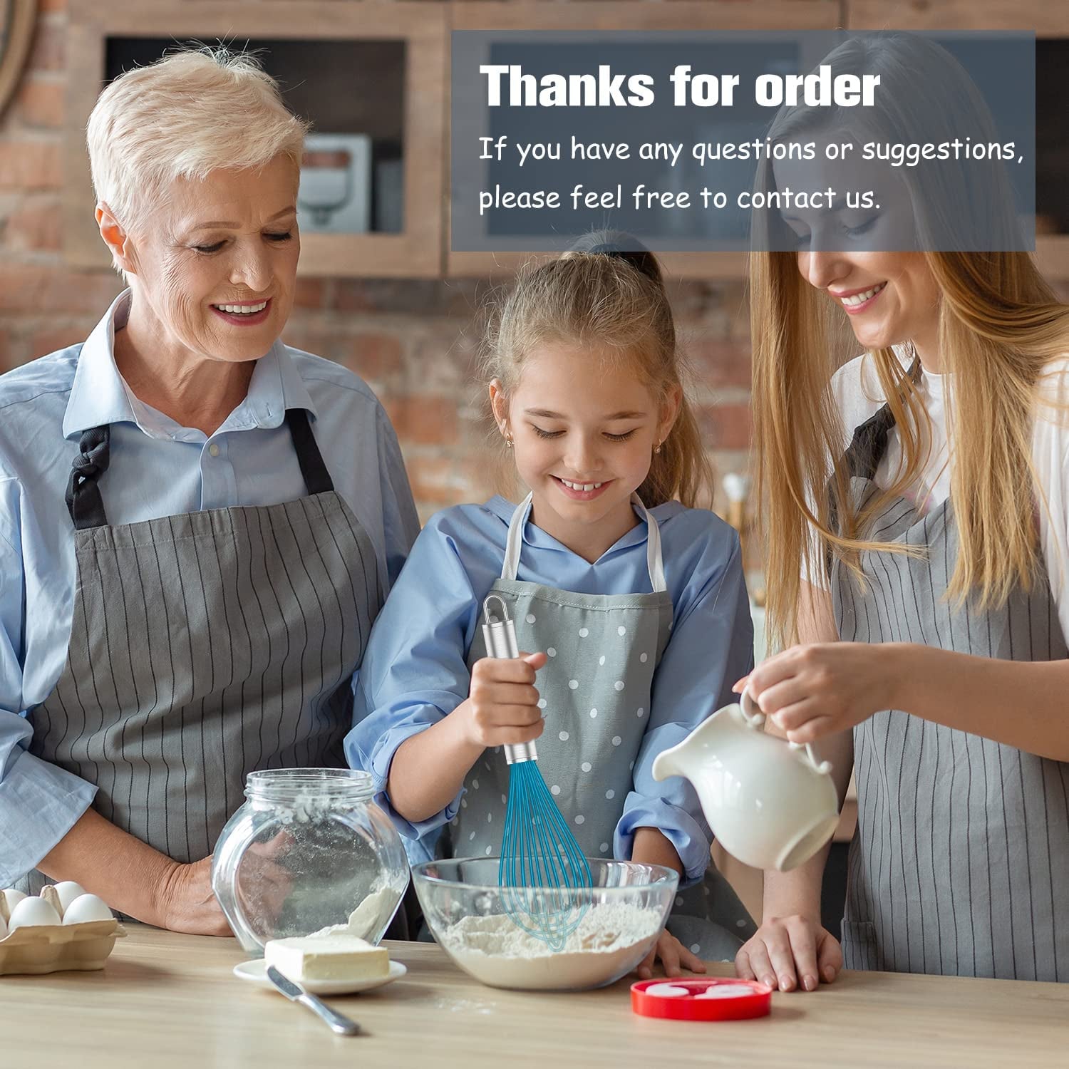 Whisk,Sturdy Stainless Steel Wires Coated in Professional Silicone,3 Pack Whisks for Cooking,Mini Whisk,Colored Balloon Egg Beater for Blending,Whisking,Beating,Stirring,Cooking,Baking (Multi)