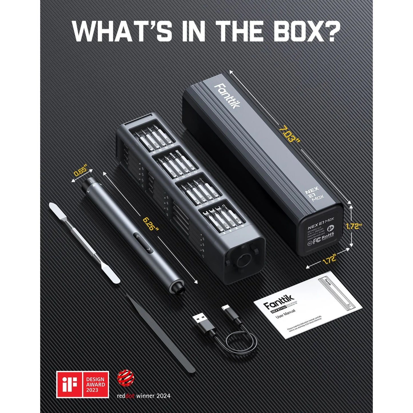 E1 MAX Precision Electric Screwdriver