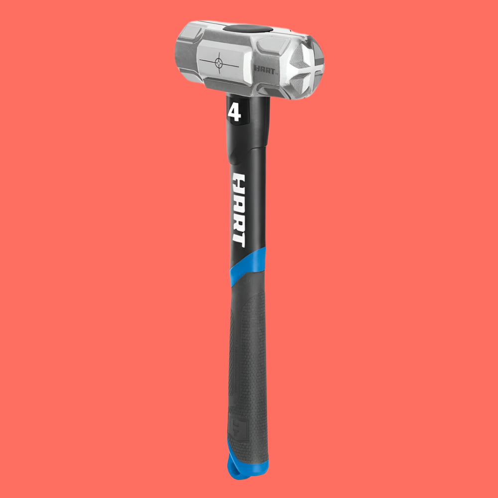 4-Pound Sledge Hammer, Fiberglass Handle, New Condition