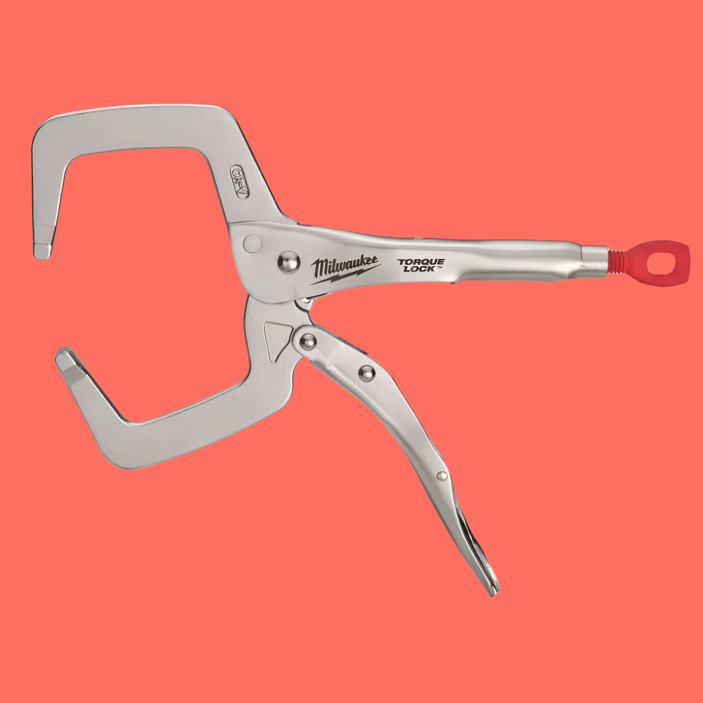 11 In. Torque Lock Locking C-Clamp with Regular Jaws