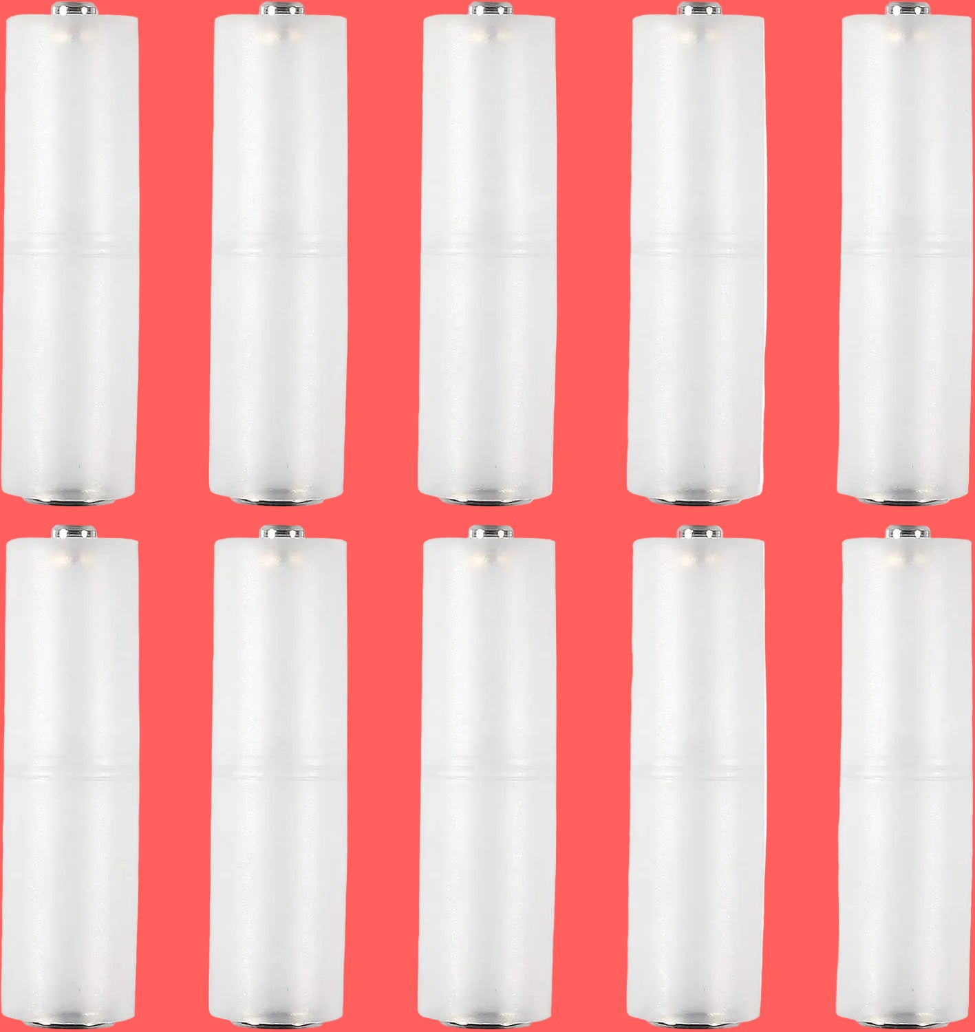 10Pcs AAA to AA Battery Adapter AAA to AA Battery Converter Holder