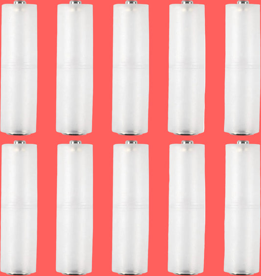 10Pcs AAA to AA Battery Adapter AAA to AA Battery Converter Holder