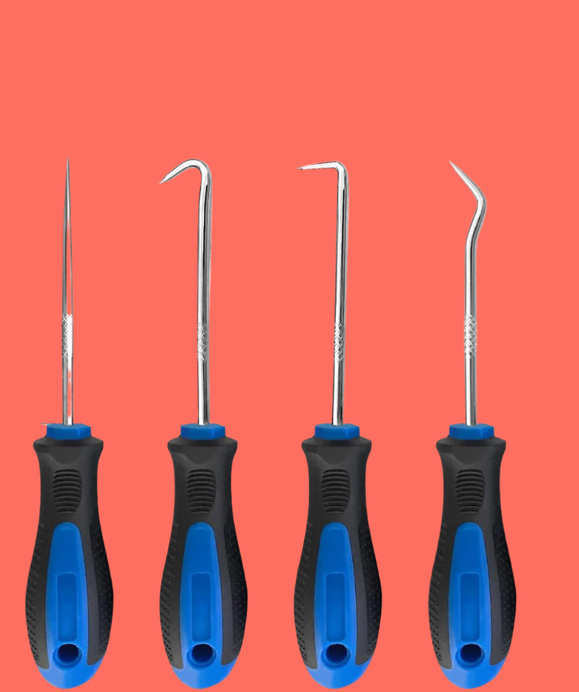 Precision Hook and Pick Set for Automotive | 4-Piece Hand Tools