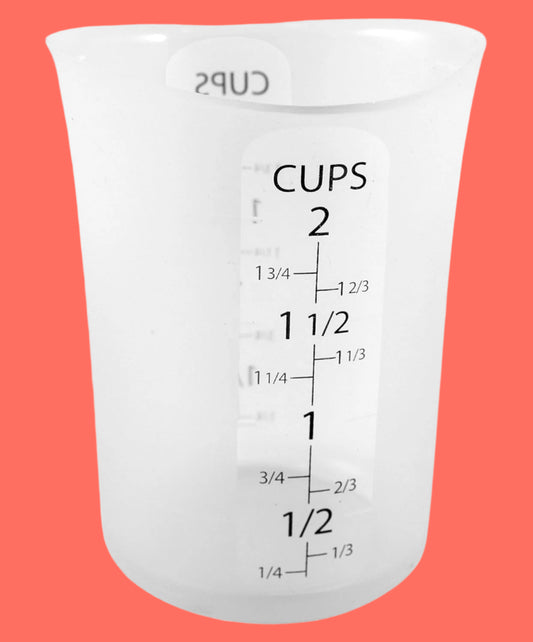 Silicone Measuring Cup (2-Cup Capacity)