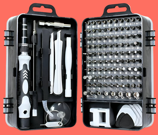 Magnetic Screwdriver Bit Set for Iphone Macbook Tool Kit Set Repair Watch 117PCS