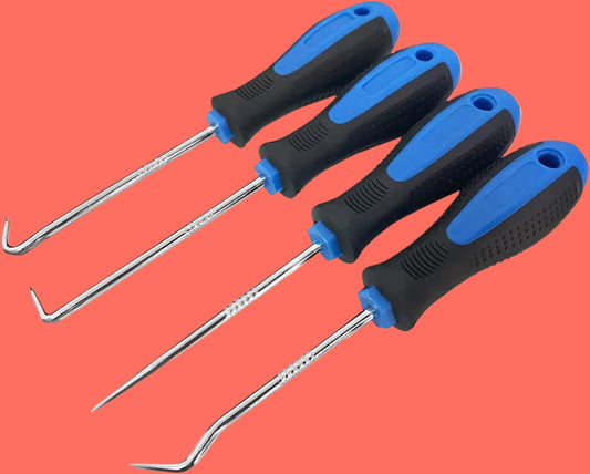 Precision Hook and Pick Set for Automotive | 4-Piece Hand Tools
