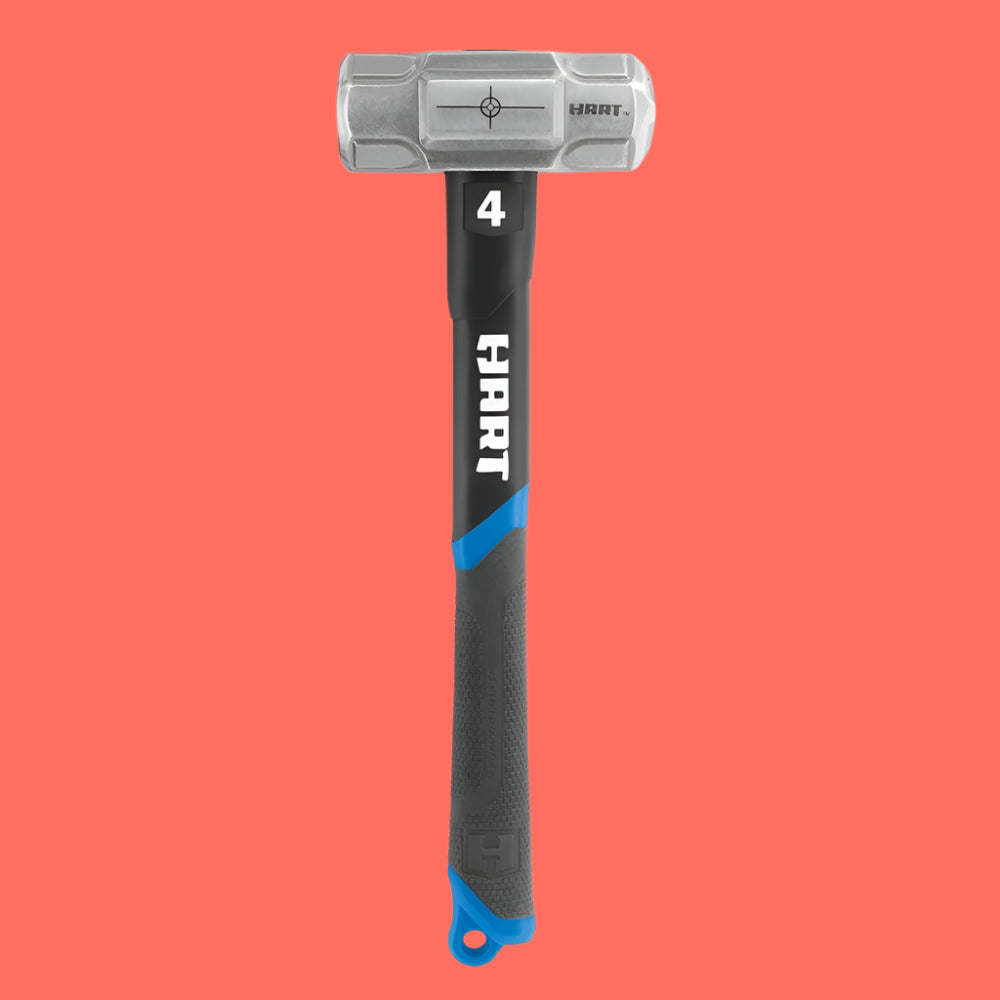 4-Pound Sledge Hammer, Fiberglass Handle, New Condition