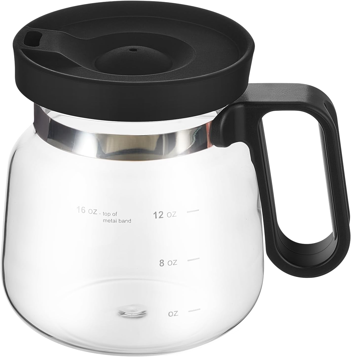 16 oz novelty coffee pot mug with spill proof lid for office