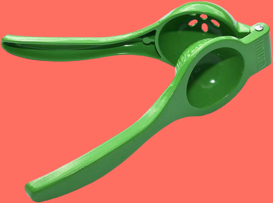 Lemon or Lime Manual Squeezer, Citrus Juicer for Max Extraction, Green