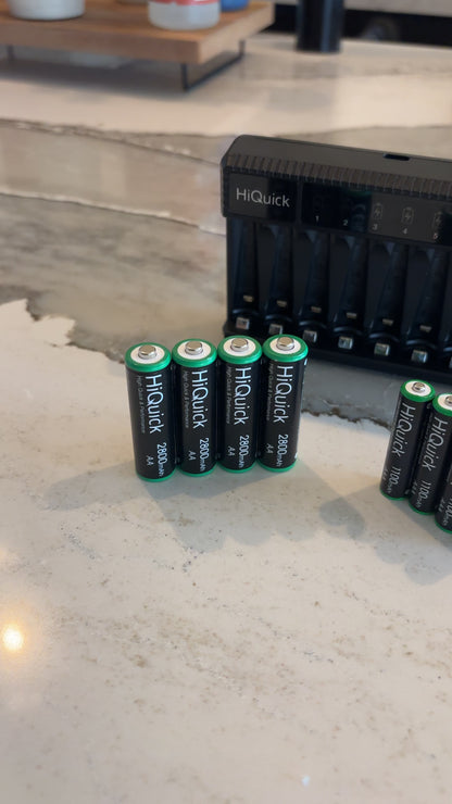 HyperVolt  8AA/AAA Fast Charging Set